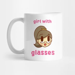 Girl with glasses Mug